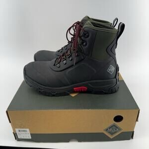 Muck Boots Originals Men's Apex Lace Up Boots 3MM Neoprene Black Mens Size 13